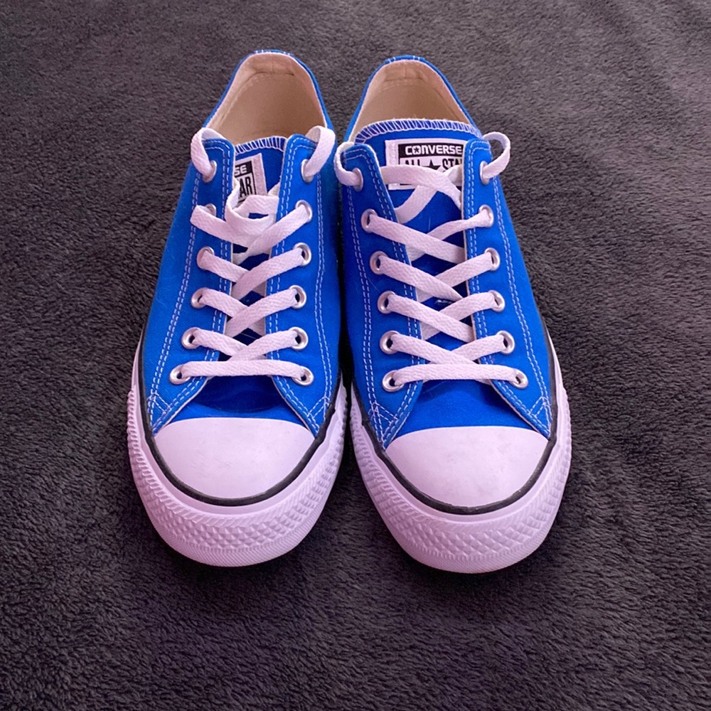 Blue Low Converse